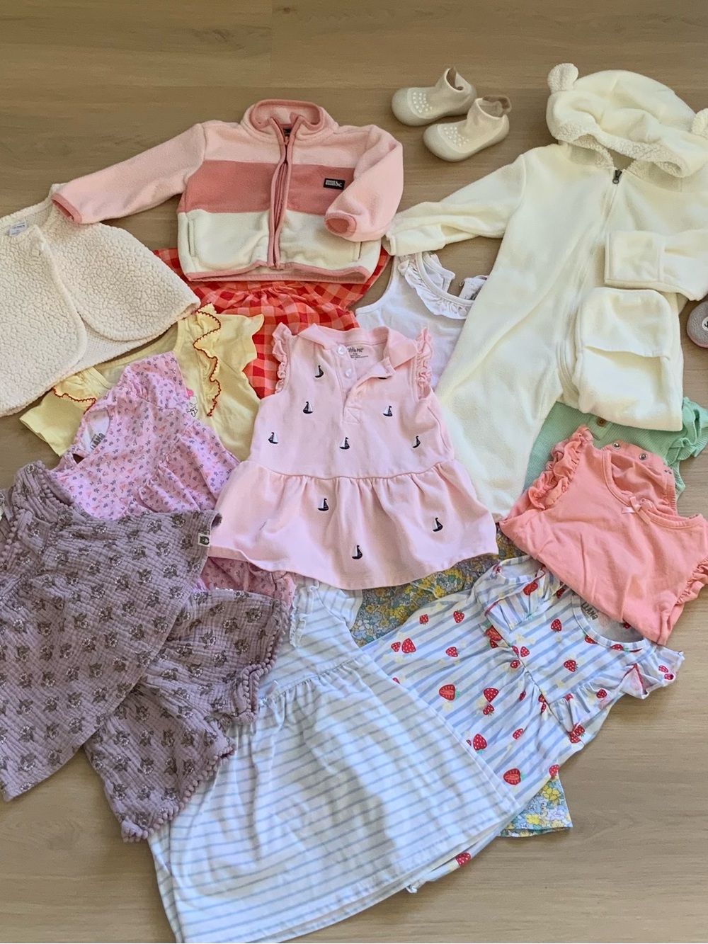 Baby girl bundle of clothes